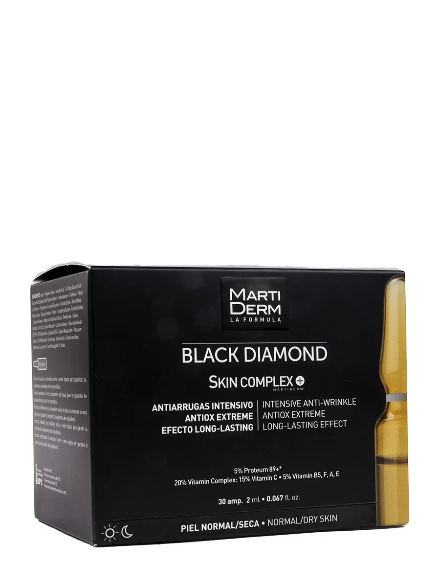 Martiderm black diamond skin complex 30 ampoules-anti-wrinkle intensive antiox extreme long-lasting effect