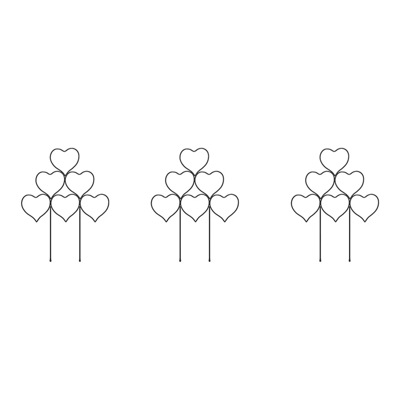 

A29M-Indoor Plant Trellis For Climbing Plants,Stackable Garden Trellis For Potted Plants, Small House Plant Trellis 3 Pack