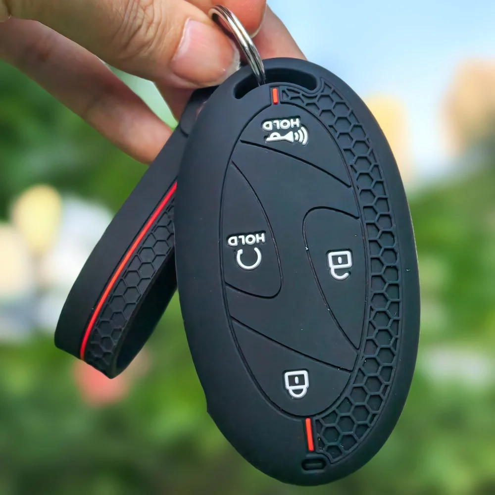 

Keychain Car Key Case for Hyundai Grandeur GN7 2023 Kona Ev 2023 Silicone Car Smart Romote Key Fob Cover Accessories Protection