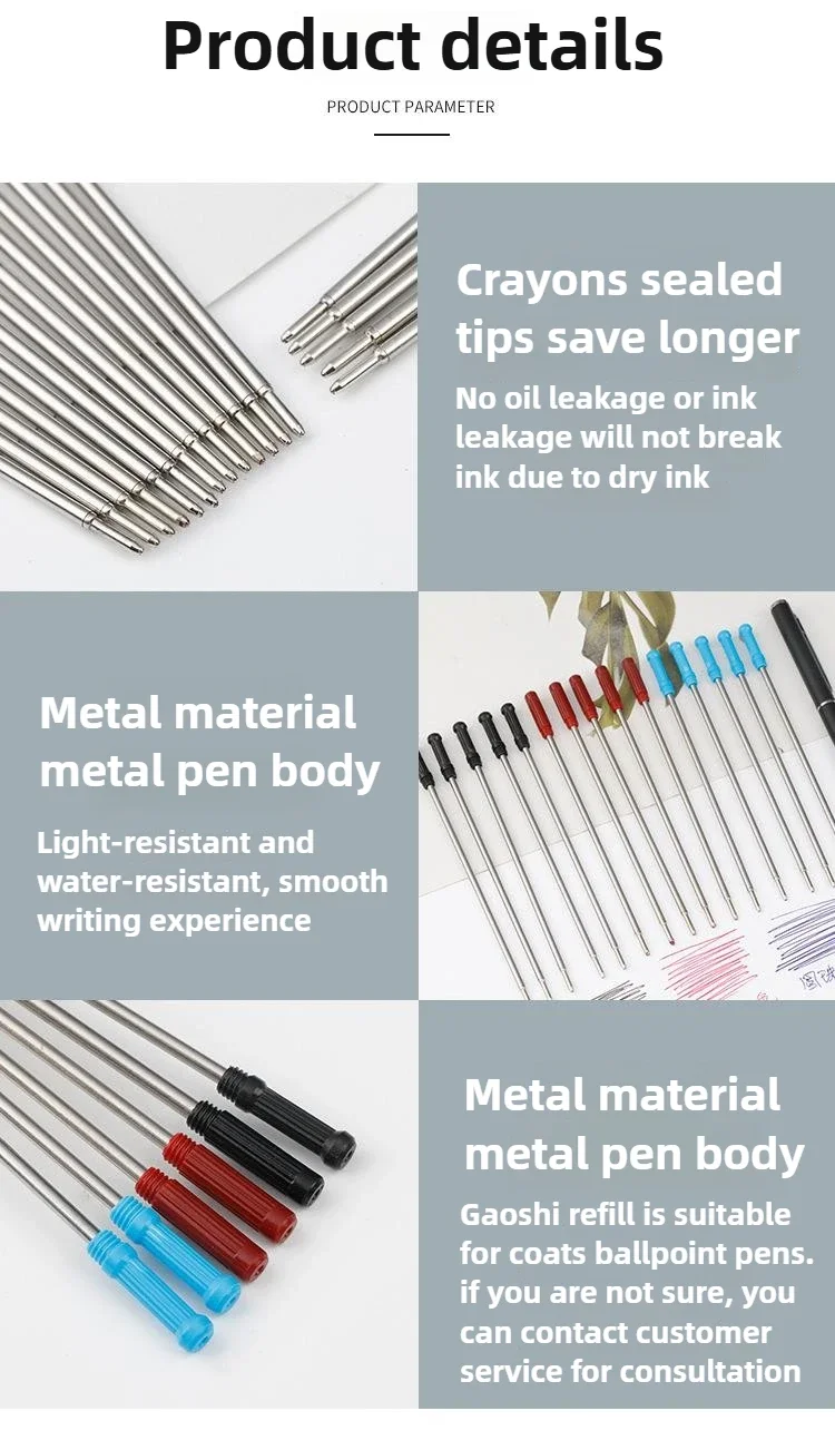 Ballpoint Pen Replacement Refills 1.0mm
