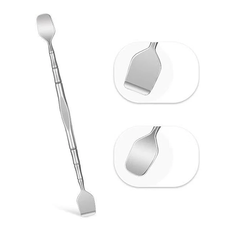 Outil d'élimination des points noirs en acier inoxydable, extracteur de comédons à Double tête avec pointes de précision, nettoyage des imperfections pour les soins du visage