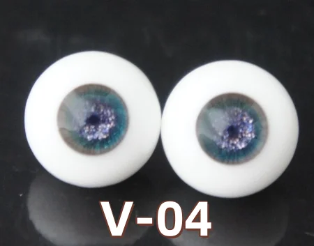 V Series New Arrival BJD Glass Eyes Size 6MM 8MM 10MM 12MM 14MM 16MM 18MM 20CM Hand Made Doll Eyeballs Round Eyes With Handle