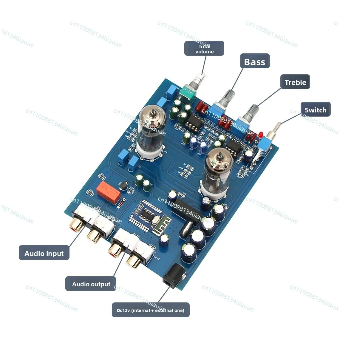 

Fever HIFI Bile Prestage 6J5 Bile Prestage Tone Prestage Board with Treble Low Bluetooth 5.0 Board