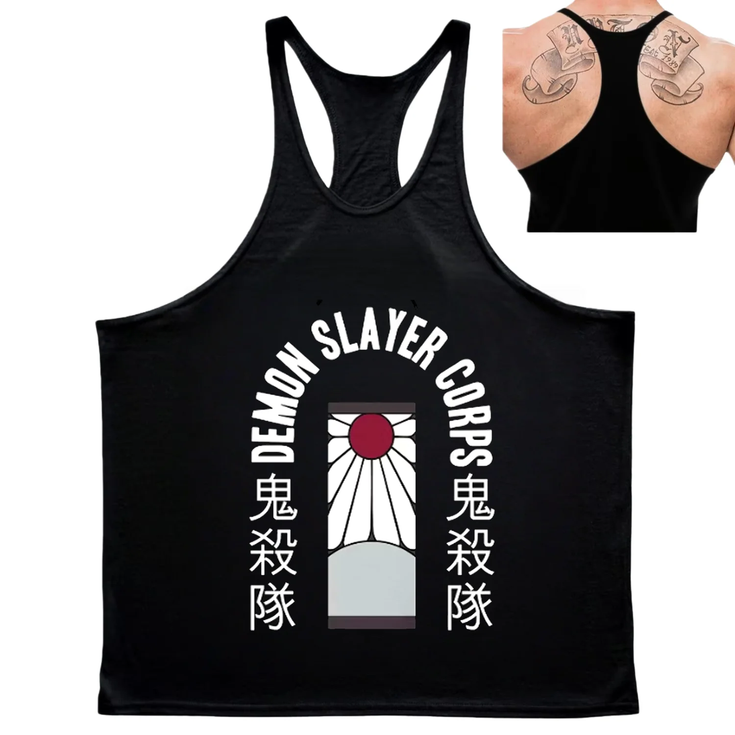 شيطان القاتل انمي ياباني مطبوعة القطن الخالص سترة عادية مريحة للرجال والنساء الصيف الاتجاه المتضخم سترة الملابس #1
