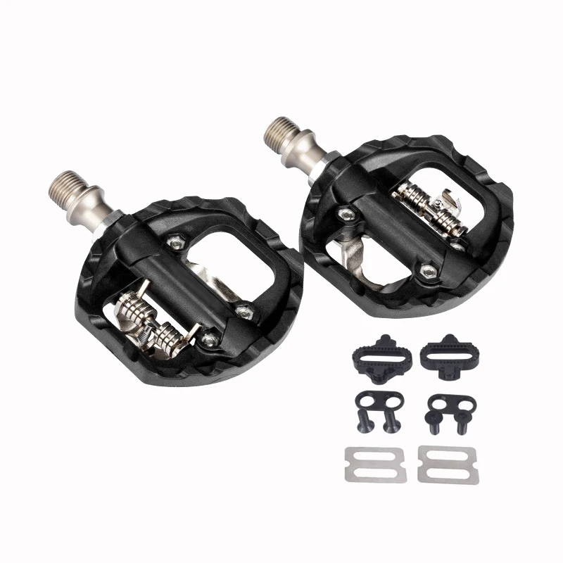 Mtb Pedals Double Function Spd Sl Contact Platform Aluminio Bike Fixation Pedals Proposito Mountain Gravel Bicycle Assisted