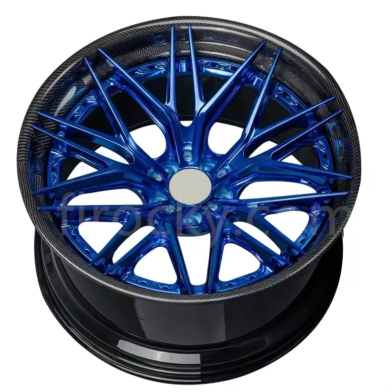 Flrocky Carbon Fibre Wheel Hub 18 19 20 21 Inch Fit for  Carbon Fiber Macan Mera Cayenne 911 718 Refit