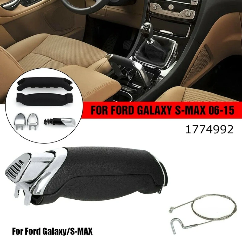 Hand Brake Lever + Cable Pull Repair Kit For Ford Galaxy S-MAX 2006-2015 6G912783AB 6G91-2783-AB 6G912780PC 1774992