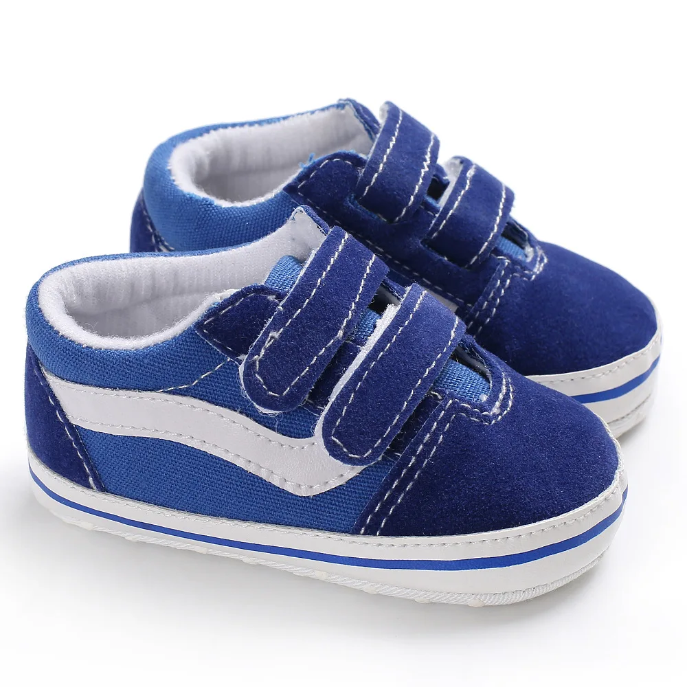 

Anti-slip Baby Canvas Sneakers Classic Stripes Casual Baby Boy Girl Shoes Soft First Walkers Infant Baby Unisex Shoes 0-1 Years