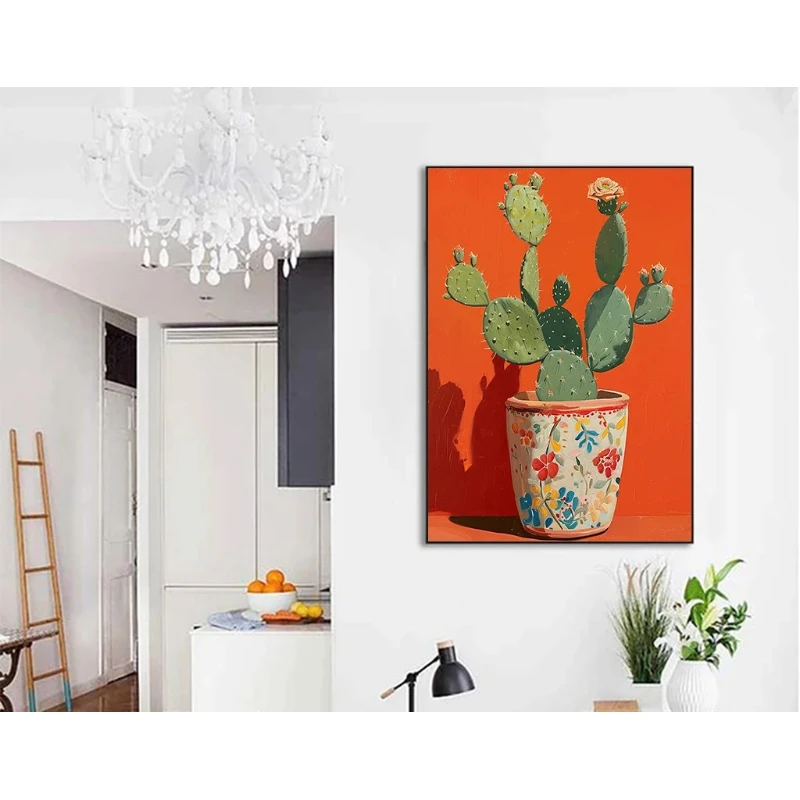 2026 Trendy Cactus Desert Posters Boho Western Mexico Girly Summer Minimalist Prints Canvas Painting Wall Art Picture Home Room 