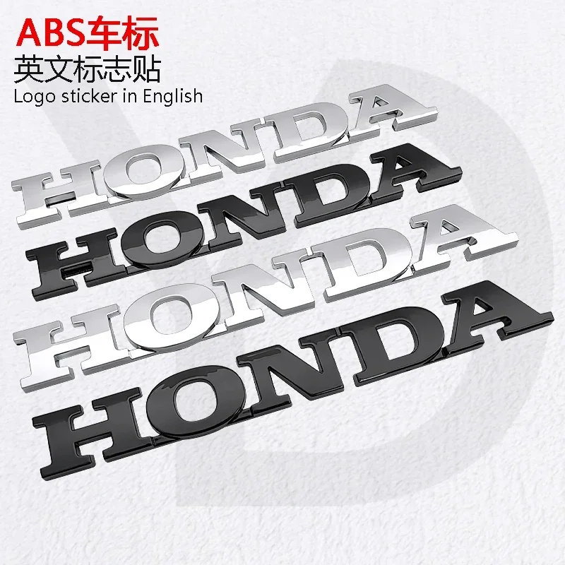 ABS coche 3D emblema carta pegatinas trasera insignia del maletero para Honda Logo CRV HRV Fit Jazz City Odyssey Jade Vezel NSX Accord Civic