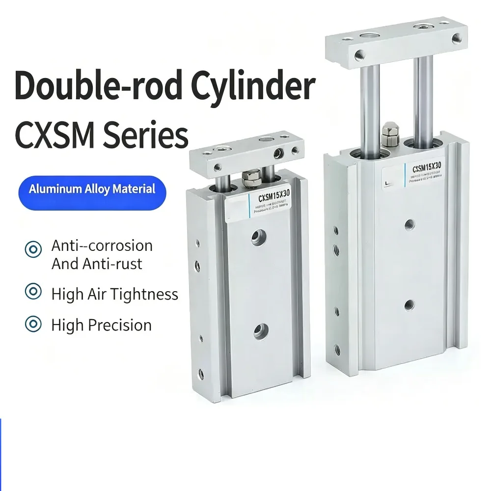 

Small Pneumatic Dual Axis TR Dual Rod Cylinder CXSM6/10/15/20/25/32-10X20X25X30X35X50
