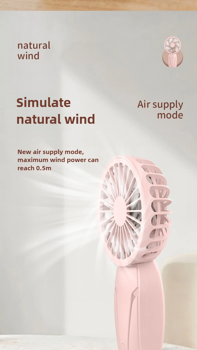 Portable Mini Pocket Fan Usb Rechargeable Handheld Cooling Device_voghion.com