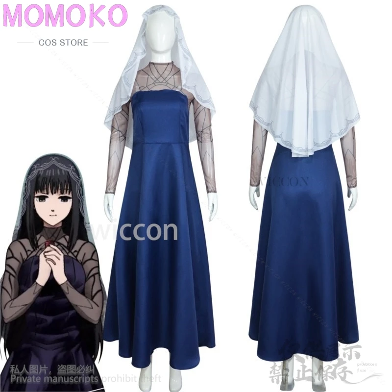 New Anime SAKAMOTO DAYS Cosplay Osaragi Costume Dress Wedding Wear Lolita Long Black Wigs For Halloween Christmas Customized