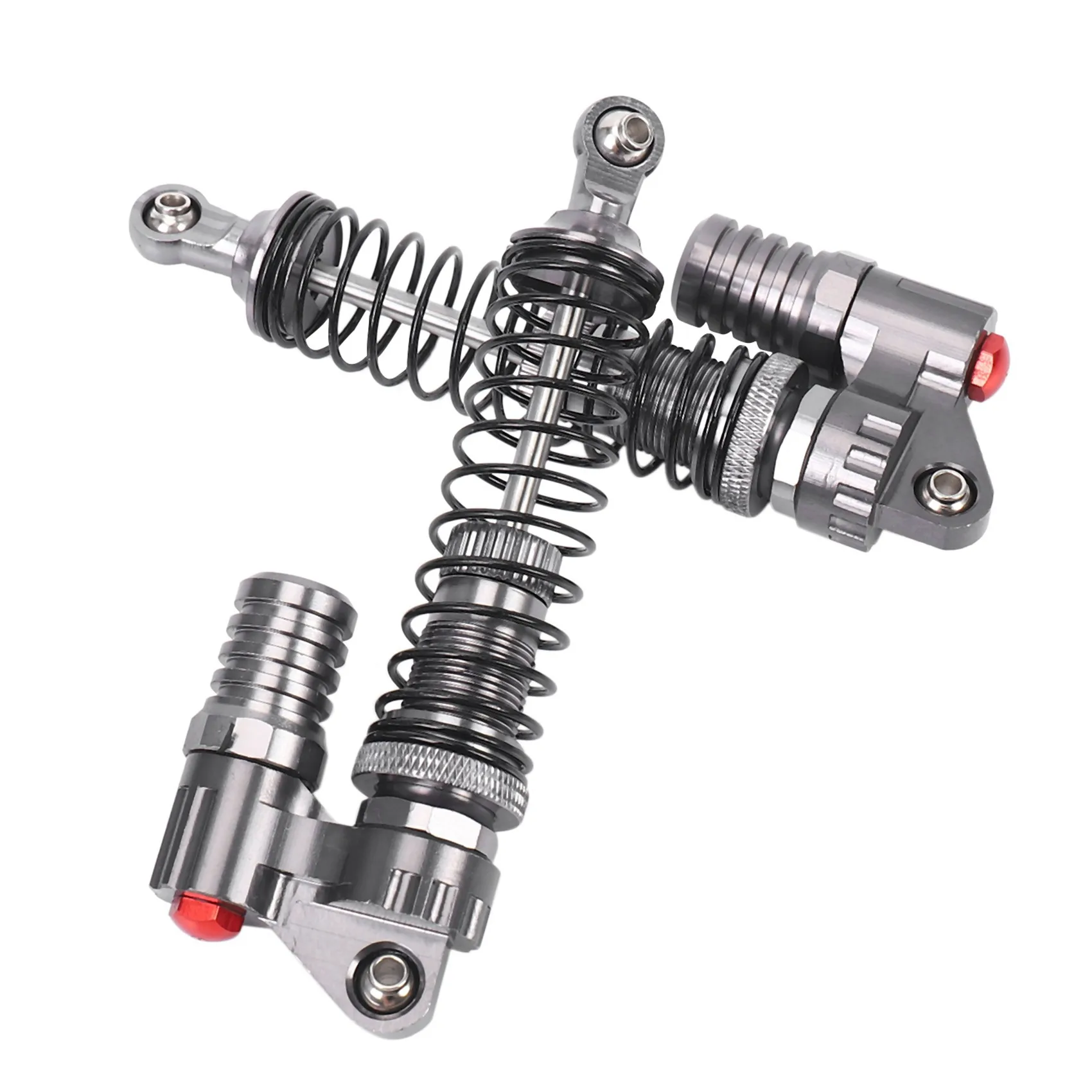 ODIES-4Pcs Aluminium Alloy 90Mm Absorber Shocks For 1/10 Scale Rc Rock Crawlers Axial Scx10 D90 Truck