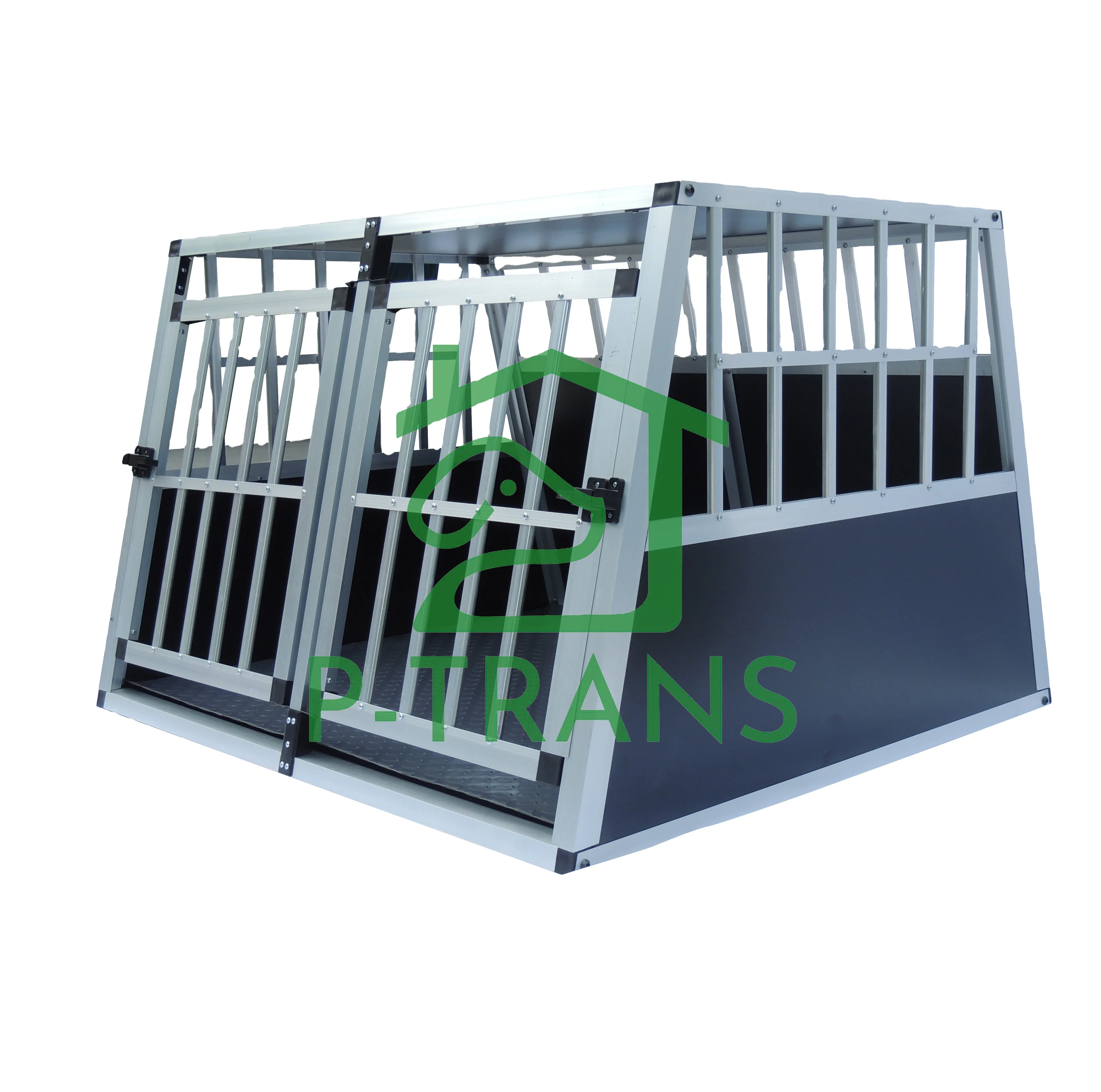 

Dog Transport Box XXXL Large Aluminium Travel Car Cage Carrier Crate Pet ZX104B2