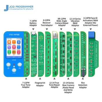 JCID JC V1SE(WIFI) TureTone Dispaly Programmer for iPhone 7P 8 8P X XR XS XSMAX 11 ProMAX 12 13 14 Battery SN Reader Face ID Repair
