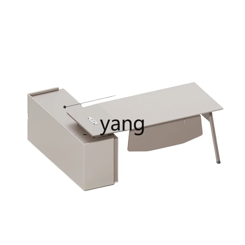 

CX light luxury high-end office desk and chair combination President's room desk