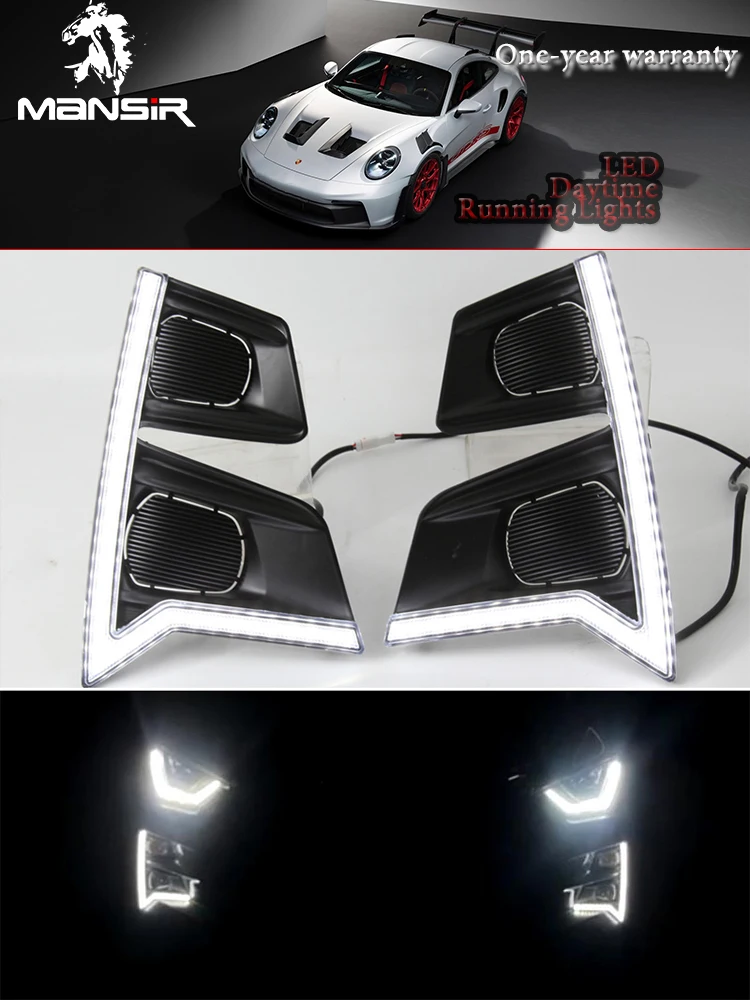 

LED 12V Daytime Running Light DRL For ISUZU D-max DMAX Pickup 2020 Daylights Yellow Turn Signal Car Headlight gift for father