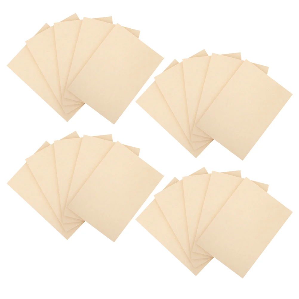 

20 Sheets Vintage Parchment Paper A4 120gsm Style Texture for Certificates Invitations DIY Crafts Double-Sided Premium