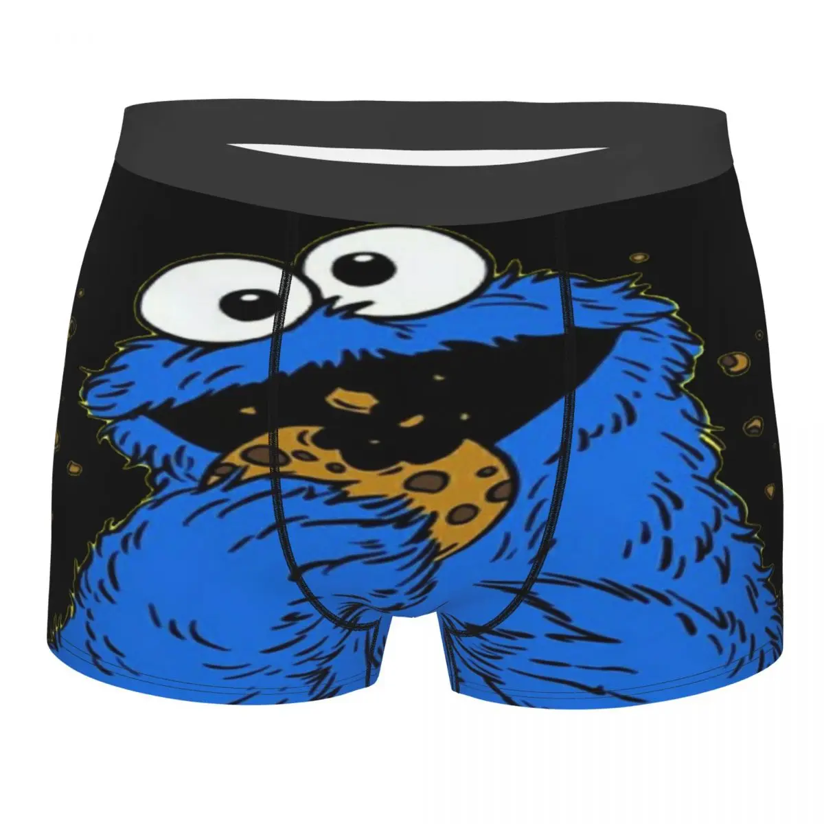

Мужские трусы-боксеры Custom Cookie Monster Television Programs, крутые трусы-боксеры, нижнее белье