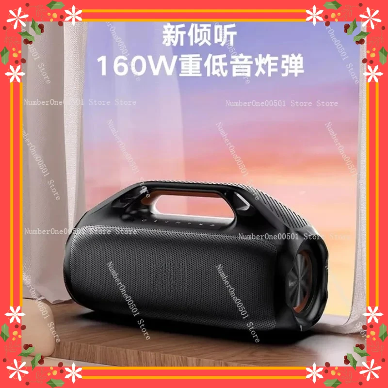 

Портативная Bluetooth-колонка 160 Вт, водонепроницаемая, с супербасами, стереозвуком Hi-Fi, для домашнего использования, мощная беспроводная колонка