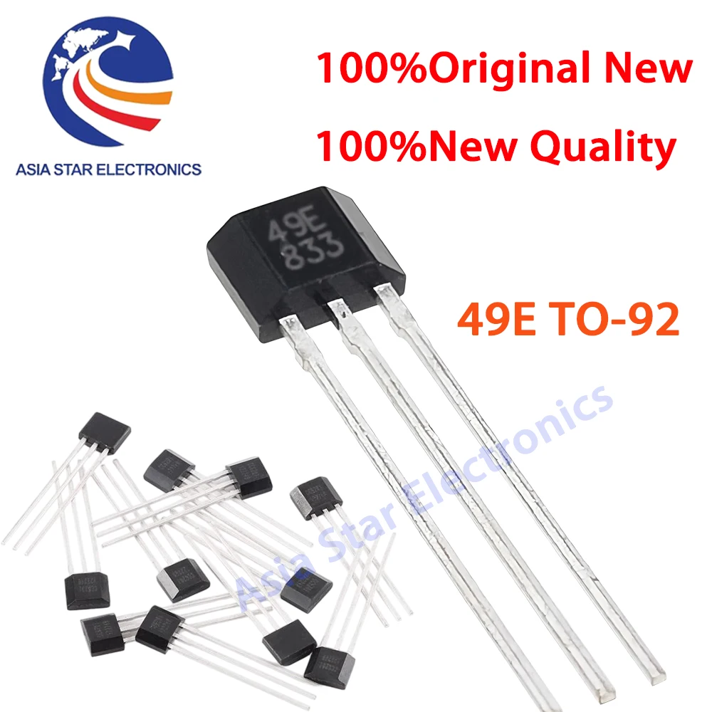 (10piece)100% New SS40AF A1302KUA ATS177 SS41F SS495A SS49E A3144E US1881 AH3503 OH137 ATS177 HAL276 TL431ACLP TO-92 Chipset