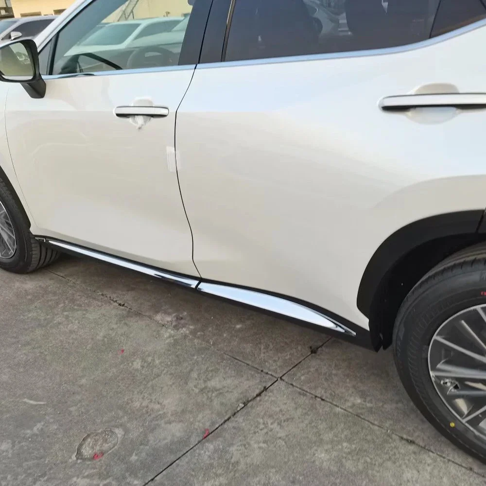 For Lexus NX 260 350h 2022 2023 Chrome Styling Car Detector Side Door Body Cover Trim Sticker Molding Bumper Frame