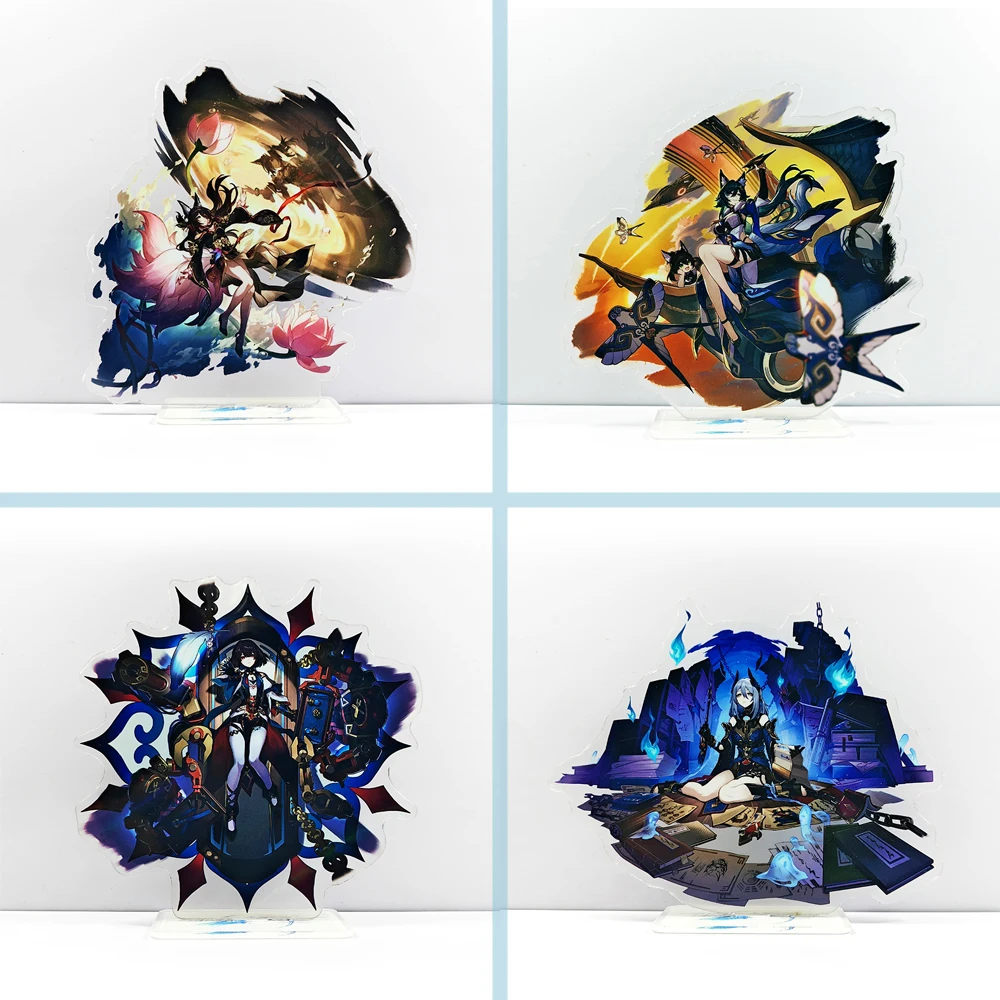 Honkai Star Rail characters Fugue Tingyun Yukon Xueyi Hanya acrylic stand figure model holder topper anime
