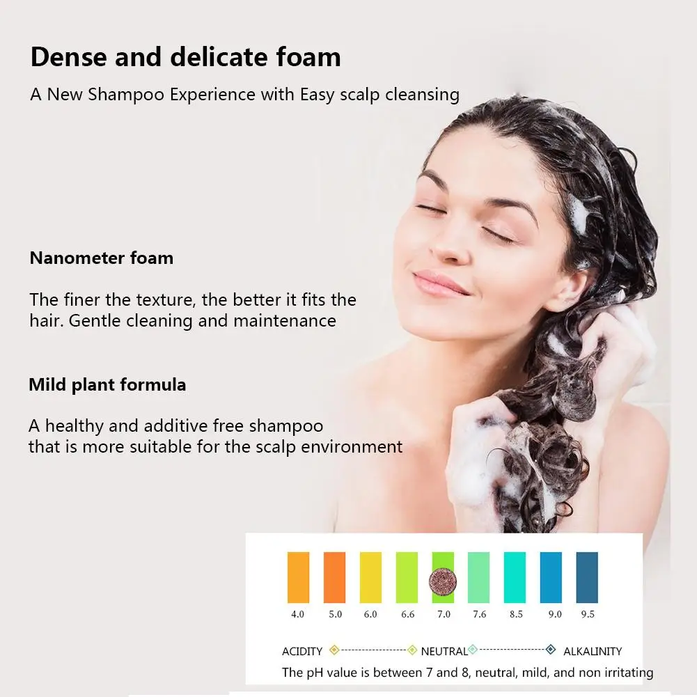 60g Polygonum Shampoo per capelli neri essenza idratante sapone per capelli antiforfora riparazione danni lucentezza liscia per tutti i tipi di capelli N3W3