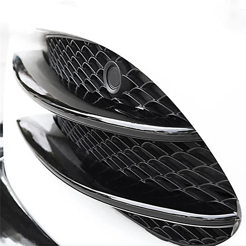 

Front Fog Lights Trim Strips Bumper Lip Splitter Spoiler for C Class W205 C180 C200 C250 C260 C300