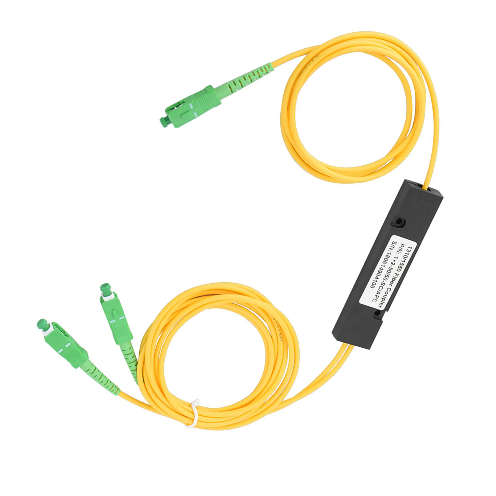 zk30 SC 1X2 PLC Singlemode Fiber Optical Splitter SC/UPC PCL Splitter