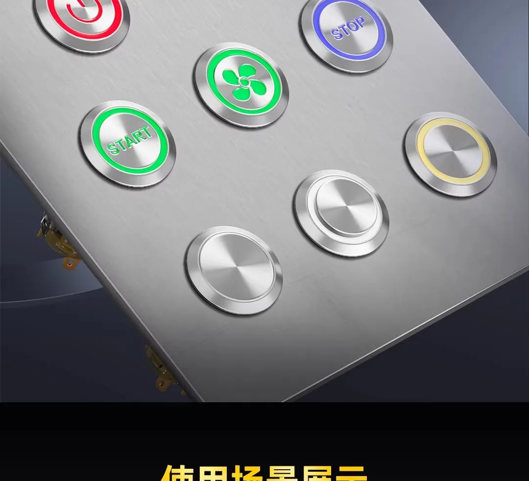 19-mm-Metall-Drucktastenschalter, Momentan- und Verriegelungstyp, Schalter für Auto-Angel-Eyes, wasserdicht nach IP67 – Detail 10