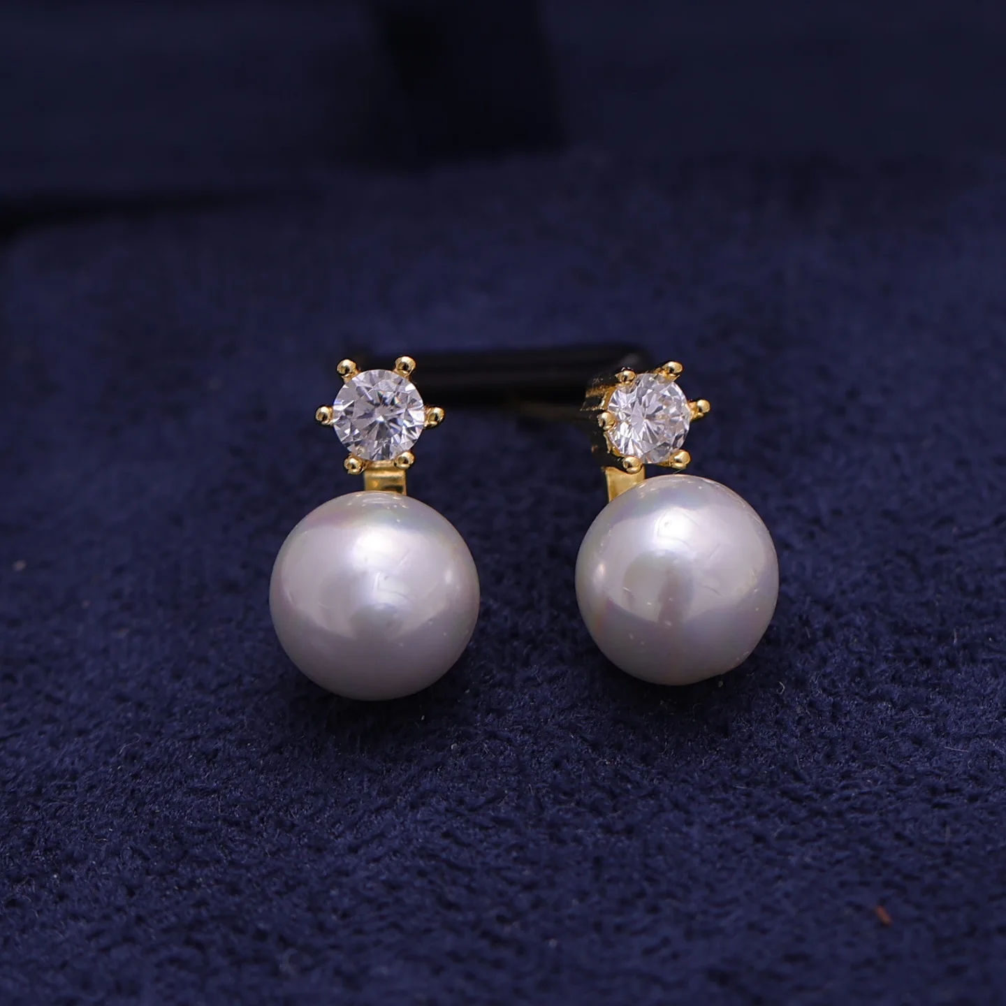 

S925 Sterling Silver Earrings Base Findings Mountings Jewelry Mounts Fittings Accessories for 8-10mm Pearls 3 pairs/lot