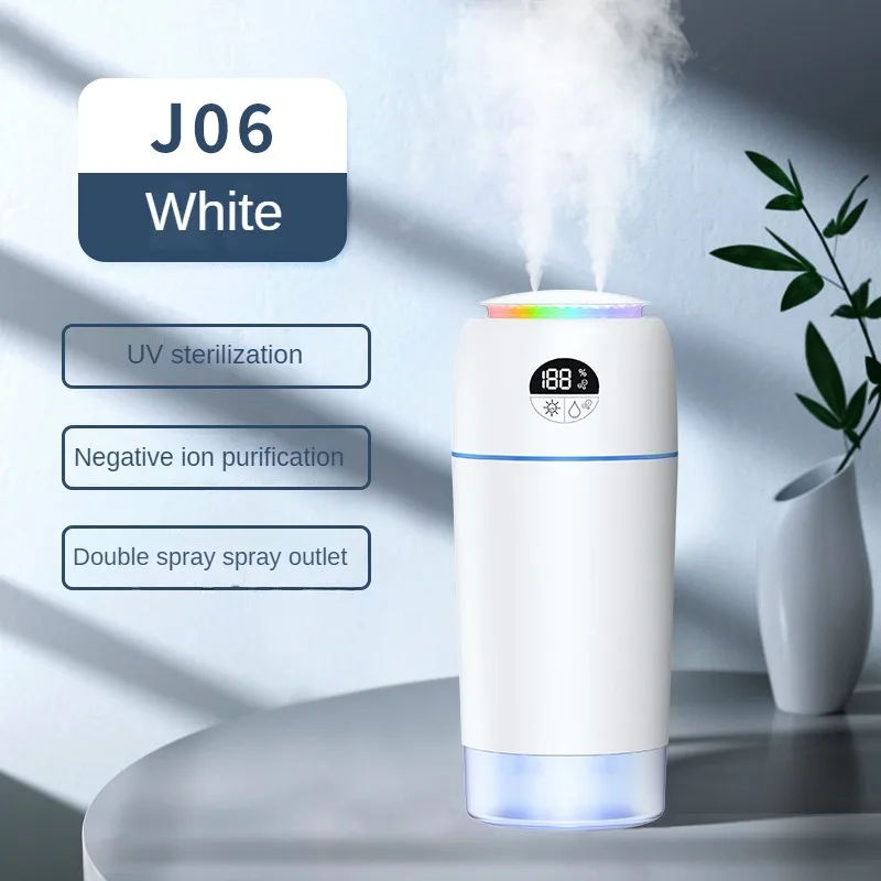 

Anion Humidifier Double Spray Household Heavy Fog Large Capacity Car Humidifier Purifier