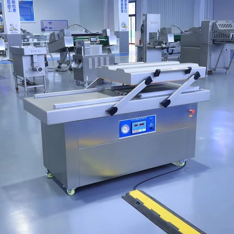 FL Customized Multi-Function Double Chamber Vacuum Machine  Vacuum/Gas Flush/Sealing in One