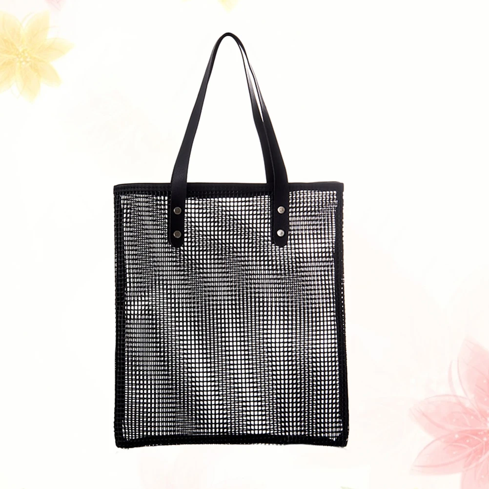 

Mesh Shopping Bags Reusable Large Capacity Grocery Tote Beach Net Bag Lightweight Daily Use