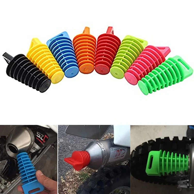 

Universal Motorcycle Exhaust Pipe PVC Plug Muffler Wash Plug Pipe Protector Motocross Exhaust Plug Move Blow-down Silencer