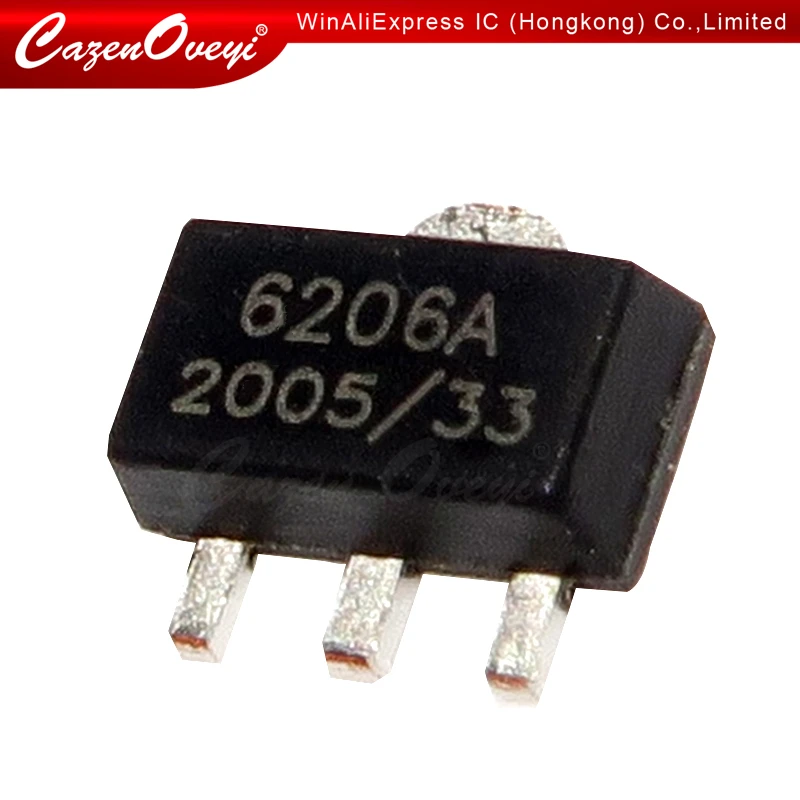 20pcs/lot XC6206P332PR XC6206P332 XC6206 3.3V SOT-89 In Stock