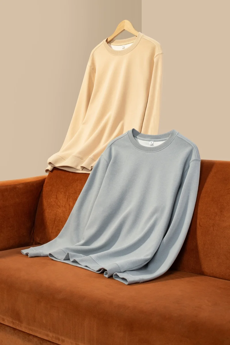 Candy Color Hoodie Loose Solid Color Spring Autumn Winter Men Women Plush And Thick Versatile Top Sweatshirts Couple Pullove