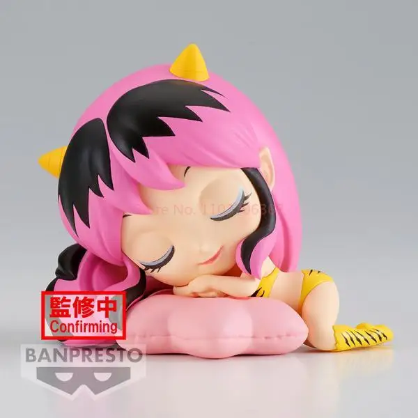 Banpresto Q Posket Sleeping Urusei Yatsura Lum 80mm Desktop Ornaments Collectible Figure Anime Action Model Toy Gift For Kid