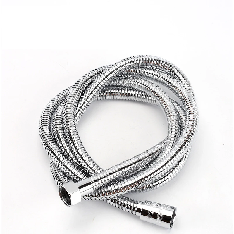 MZD Stainless Steel Shower Water Hose Extension Plumbing Pipe Pulling Tube Handheld Head Flexible Plumbing Anti Universal