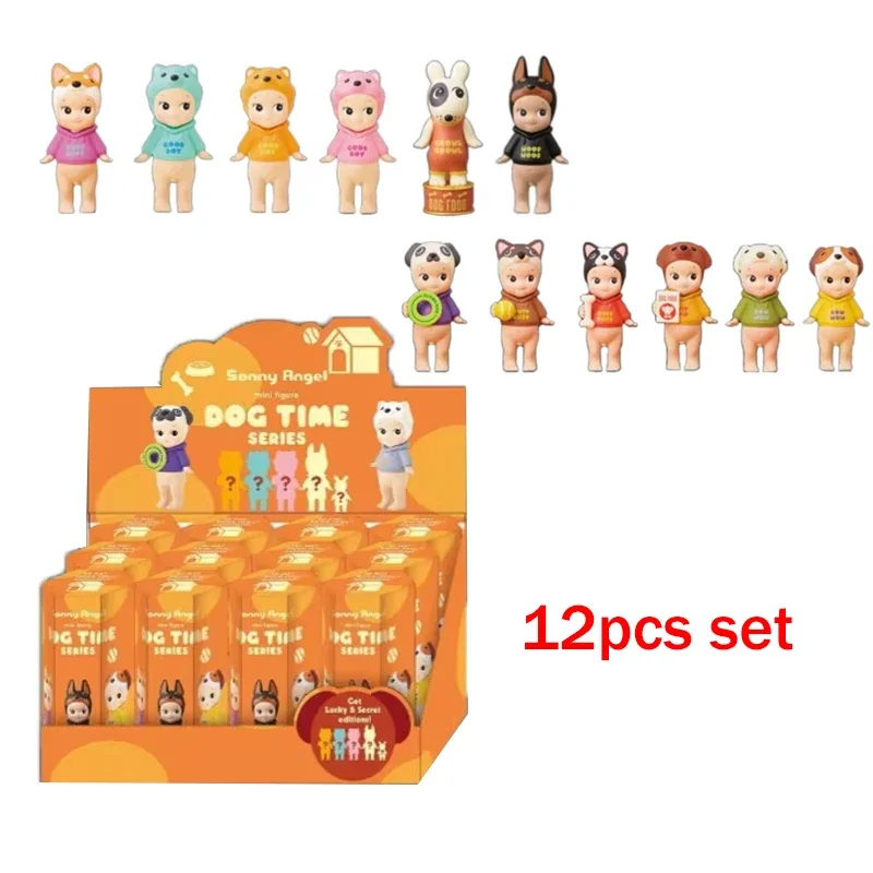 

New Sonny Angel Mini Dog Blind Box Set Decoration Cartoon Ornament Handmade Trendy Toy Birthday Christmas Gift Animal Series