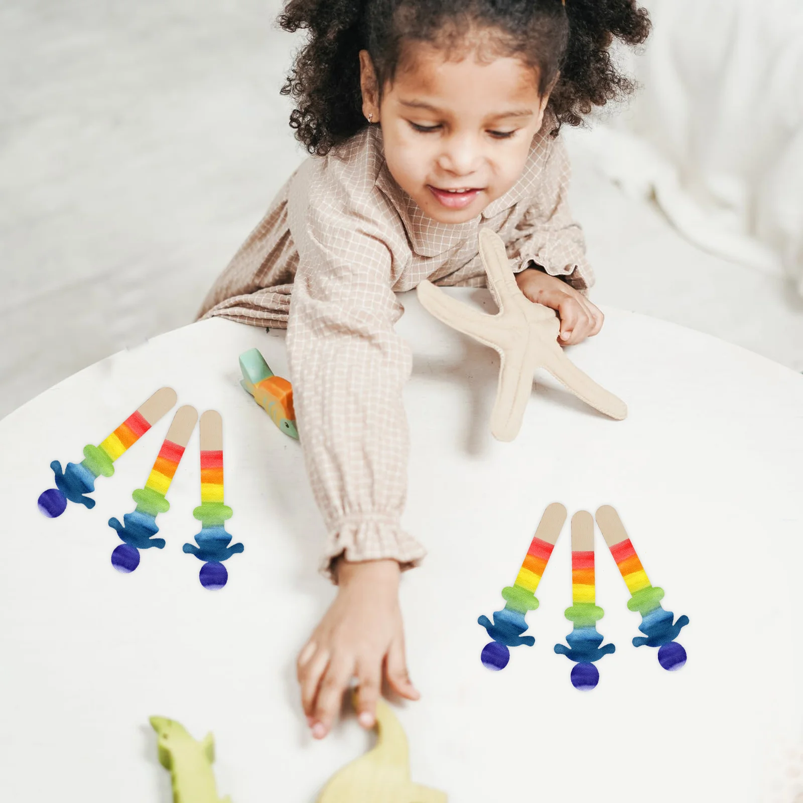 20 peças de madeira graffiti diy para crianças, peças de madeira seguras, fatias de madeira sem pintura para decoração artesanal, pintura à mão diy