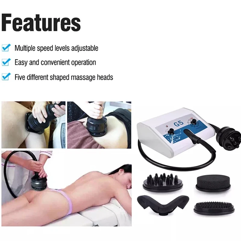 New Professional Stand G5 Waist Massager Body Vibrator High Frequency Body Massager Machine Massage with Vibration for Spa