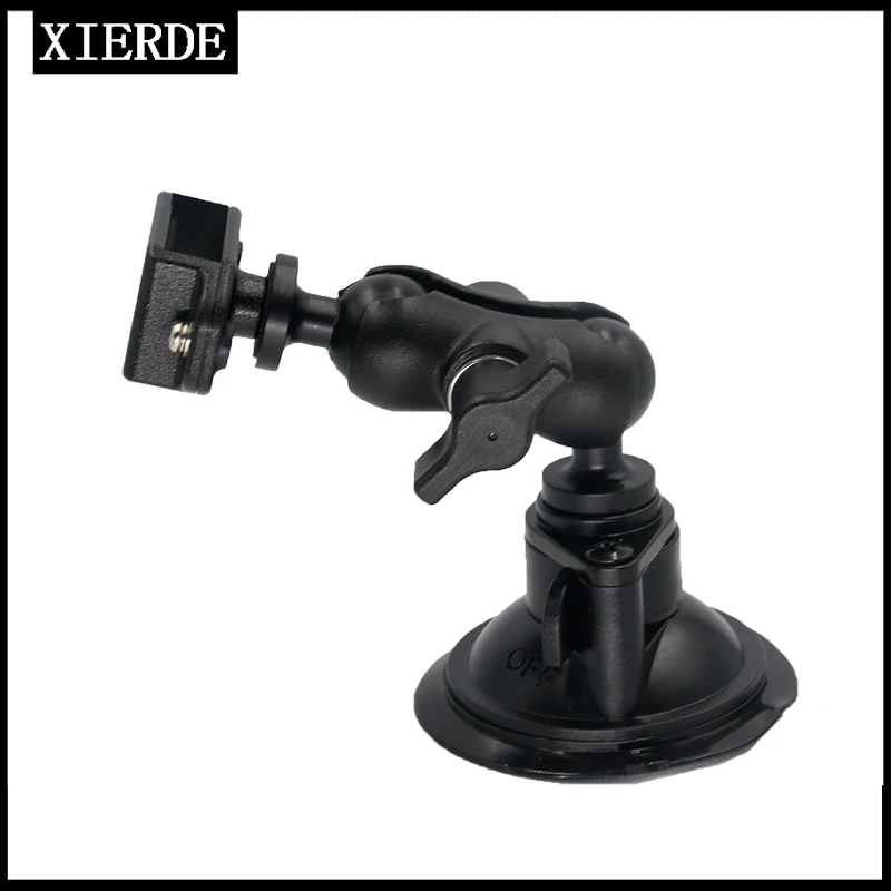 XIERDE For Suction Cup Car Windshield Mount Holder Stand for Walkie Talkie Mobile Radio Universal Adjustable Bracket