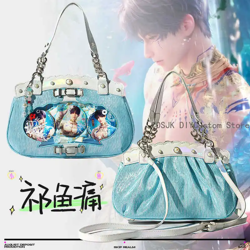 

Аниме Rafayel Love and Deepspace Series Girl Itabag Сумка-мессенджер Модная сумка с героями мультфильмов Косплей Сумка через плечо