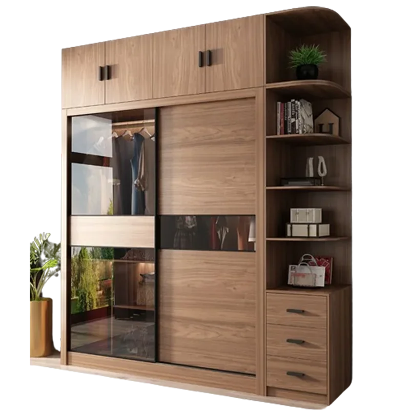 

Easy To UseMultilayer Luxury Wardrobe Clothes Storage Bedroom Open Closets Wardrobe Organizer Apartment Szafy Do Sypialni Home F