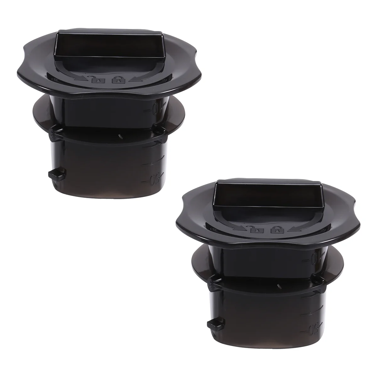 NEW LISTING~2pcs Measuring Cup Small Cover for Mambo Chef Machine Kitchen Accessories 7090 8090 9090 10070 10090 12090 Model