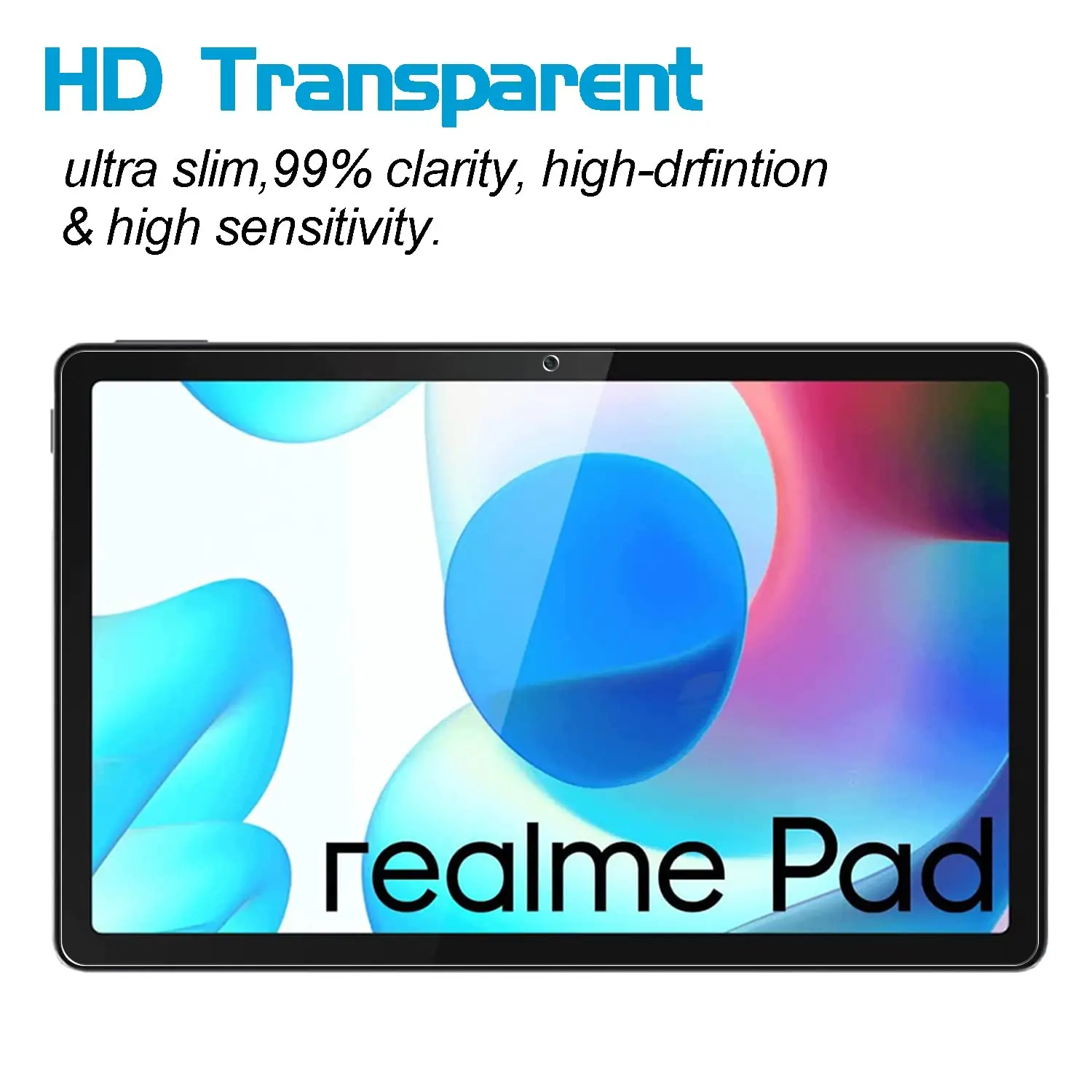 Screenprotector Voor Realme Pad 2021 Gehard Glas Film Voor Realme Pad (10.4 Inch) Anti Kras Bubble Vrij