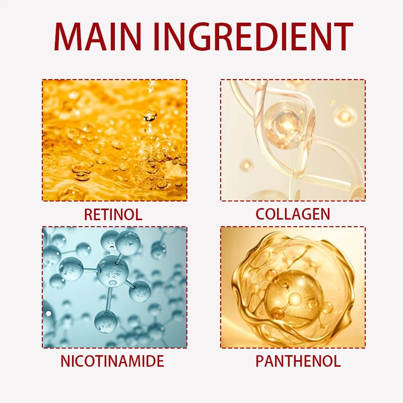 5-teiliges Biologisches Kollagen-Gesichtsmasken-Set - Tiefenhydratation, Porenverengung, Feuchtigkeitspflege, Aufhellung für Alle Hauttypen – Detail 3